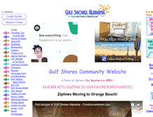 Tablet Screenshot of gulf-shores-alabama.net